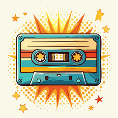 retro cassette tape