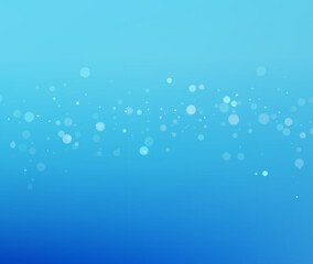 Deep Blue Tech Bokeh Vector Background