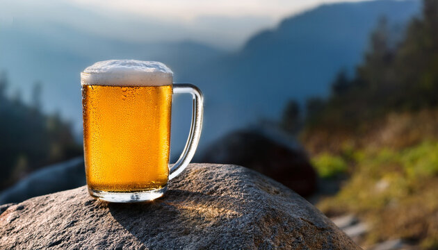 Skol Beer On Aq Grey Rock Outdoors