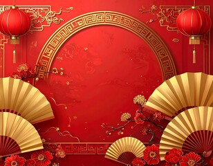 Elegant Chinese New Year Background Design