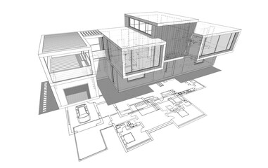 house plan blueprint