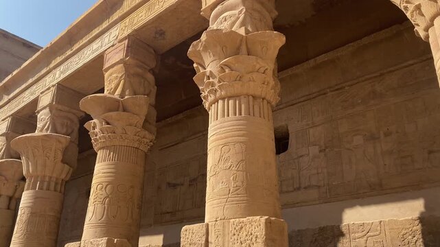 Temple of Isis at Philae Island in Aswan, Egypt