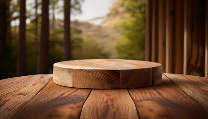 Reclaimed Wood Podium For Rustic Look