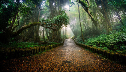 Mystical Forest Pathway