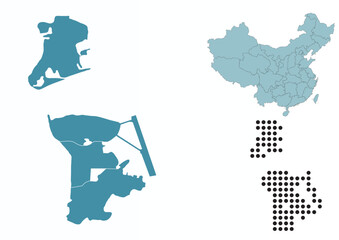 Set maps of Macau province