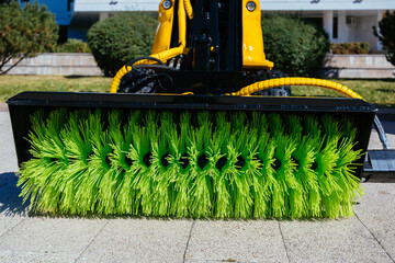 Rotating brush of city cleaning machine