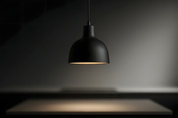 Obraz premium Black Pendant Lamp for Interior Design Businesses and Home Decor