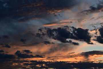 sunset in the mountains