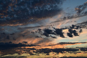sunrise over the mountains