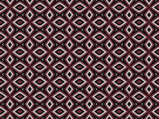 Intricate diamond pattern with a rich, geometric aesthetic.