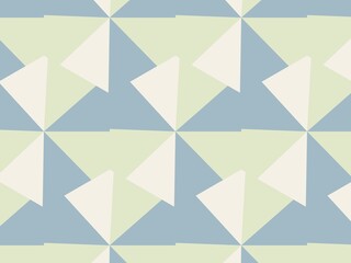 Pastel geometric triangle pattern background with modern design style.