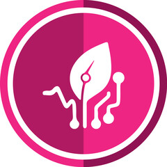 Smart Leaf Circuit Icon
