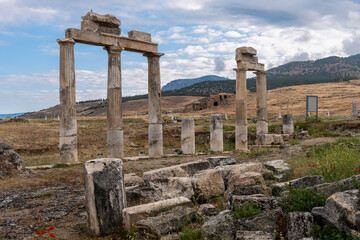 Fototapeta premium Turkey - Hierapolis - Gymnasium - Ruins of the ancient training complex