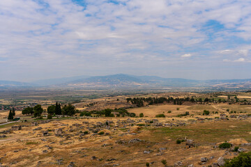 Turkey - Hierapolis - Necropolis - Extensive ancient burial site with scattered tombs