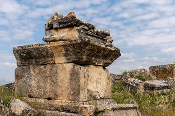 Turkey - Hierapolis - Necropolis - Weathered Stone Tomb