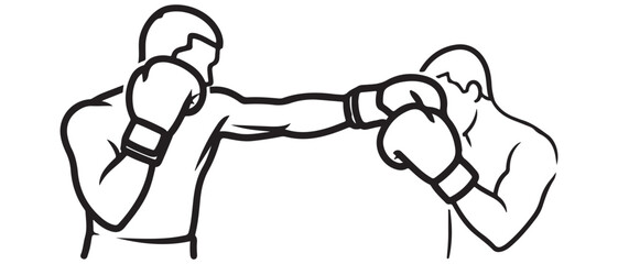 Abstract geometric shapes with bold color accents and text elements