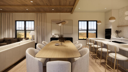 Scandinavian Serenity Dining 