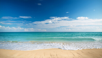 Fototapeta premium Sea Sand Sky And Summer Day