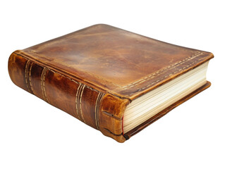 Antique Leather Bound Book PNG

