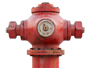 Red Fire Hydrant for Urban Safety and Emergency Water Supply