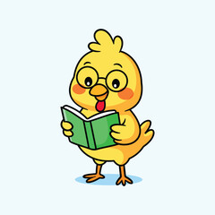 Cute Chicken cartoon Illustration 3