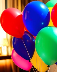 Colorful Balloons for Party Celebration