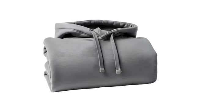 Stylish folded hoodie mockup for apparel branding, perfect for showcasing your designs with a trendy, modern vibe, ideal for fashion promotions and marketing