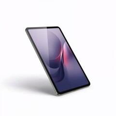 Tablet device isolated on white background