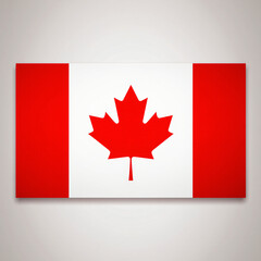 high quality vector image of the flag of Canada