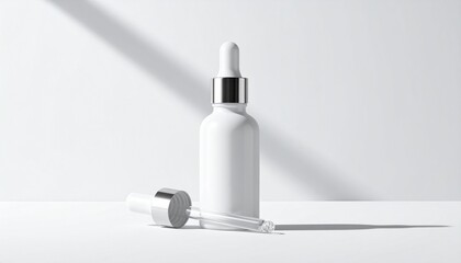 Dropper Bottle Mockup for Cosmetic Serum Packaging