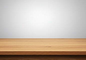 Wooden table surface