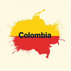 high quality vector image of the flag of Colombia
