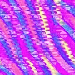 Bright tropical harlequin textured tile. Summer vibe home decor for 60s style wallpaper. 