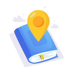 Travel Vacation Guidebook Vector Object