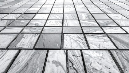 Gray and white patterned square tiles