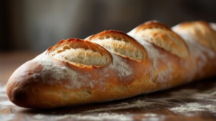 Artisan Baguette - A Crusty Loaf of French Bread Perfection.