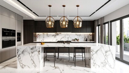 Businessman Working on Laptop at Night with City View