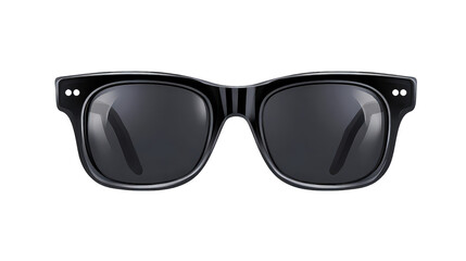 Fototapeta premium Black Classic Sunglasses on Transparent Background