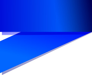 elegant certificate border with abstract gradient blue geometric element