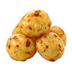 Tatws popty or oven potatoes isolated on transparent background