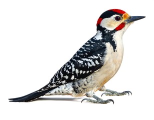 Majestic woodpecker showcasing vibrant plumage