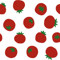 Adobe Illustrator Artwork Tomato Pattern