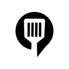 Spatula Kitchen Tool Food Icon Vector