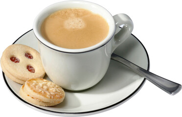 Cup of Black Coffee, PNG with transparent background (no background).