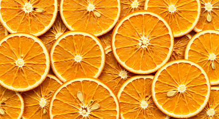 Dried Orange Slice Background