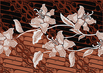 Batik Indonesian: is a technique of wax-resist dyeing applied to whole cloth, or cloth made using this technique originated from Indonesia.