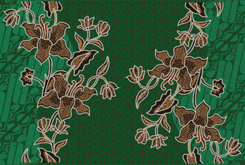 Batik Indonesian: is a technique of wax-resist dyeing applied to whole cloth, or cloth made using this technique originated from Indonesia.