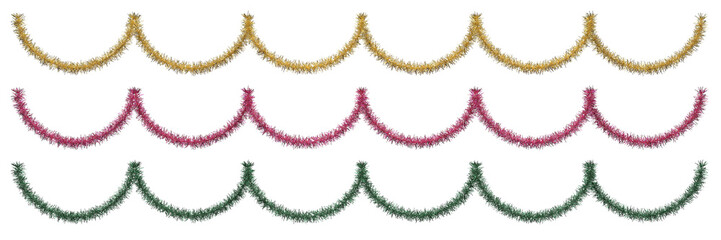 ガーランド　モール　3色セット