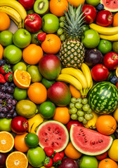 Full Fruit Market Background
