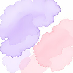 Watercolor background with pale lavender and blush pink